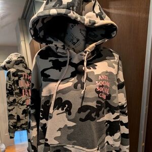 Antisocial Social Club Camo Hoodie